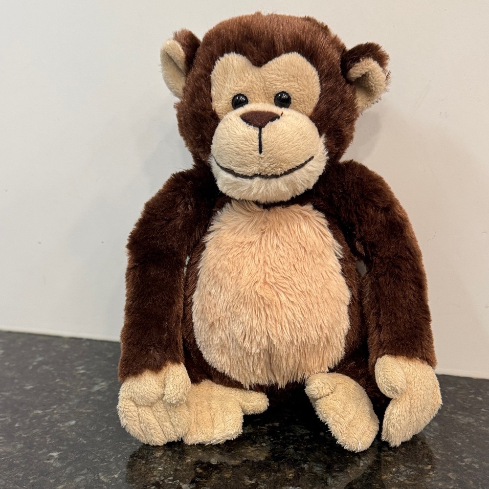 Ganz Webkinz Chimpanzee HM 172 Plush Stuffed Brown/Tan - No Code. S 9”